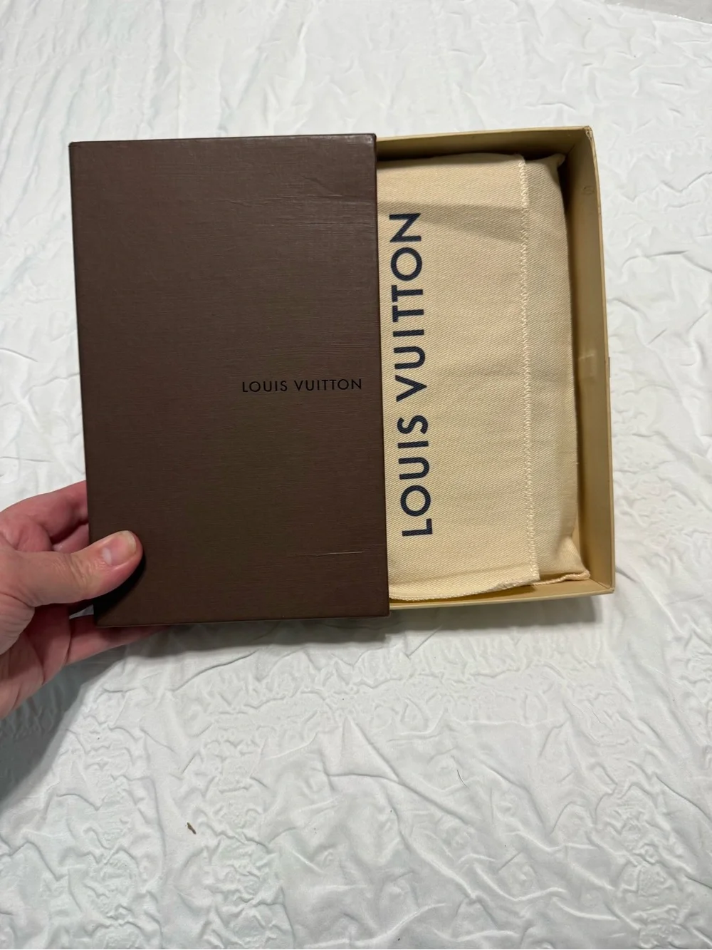 Louis Vuitton Black Embossed 'LOUIS' Leather Long Wallet